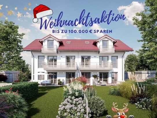 WEIHNACHTSAKTION - Traumhafte 4-Zimmer-Maisonette-Wohnung mit 3 Sonnenbalkonen in Sauerlach