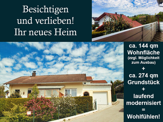 Einziehen und Wohlfühlen! Modernisiertes Einfamilienhaus mit Ausbaureserve - Jetzt besichtigen und Gebot abgeben!