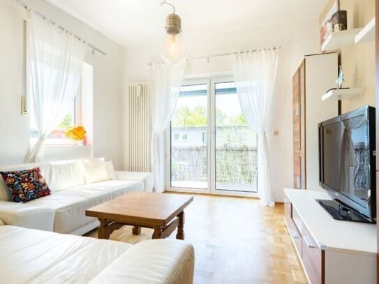 für Naturliebhaber: Sonnige, ruhige 3-Zimmer-Wohnung in München Ludwigsfeld mit riesigem Balkon, provisionsfrei!