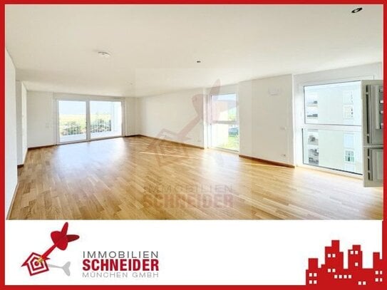 IMMOBILIEN SCHNEIDER - Neubau Erstbezug - traumhaft schöne 3 Zimmer Wohnung mit EBK, Parkett, Balkon