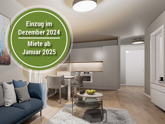 Service-Wohnung | 2 Zimmer | Einbauküche | überdachte Terrasse | 24h-Notruf | Tagespflege im Haus