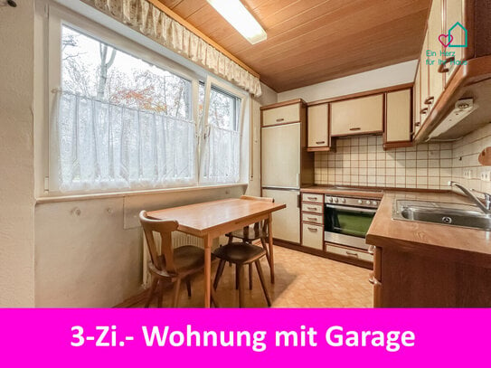 Renovierungsbedürftige 3-Zi.-Wohnung am Wildpark