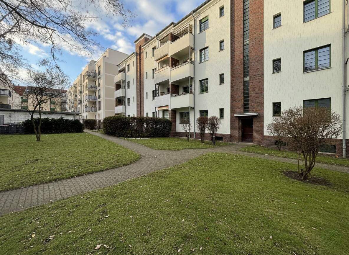 Stabile Kapitalanlage, vermietete Altbau- 3-Raumwohnung mit Balkon, in Leipzig-Möckern