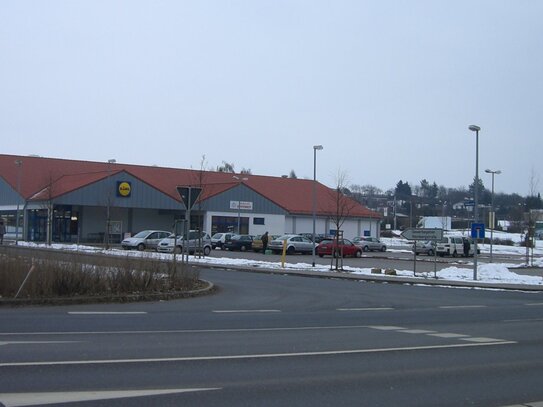 Einzelhandelsfläche neben Lidl Markt in Sangerhausen zu vermieten