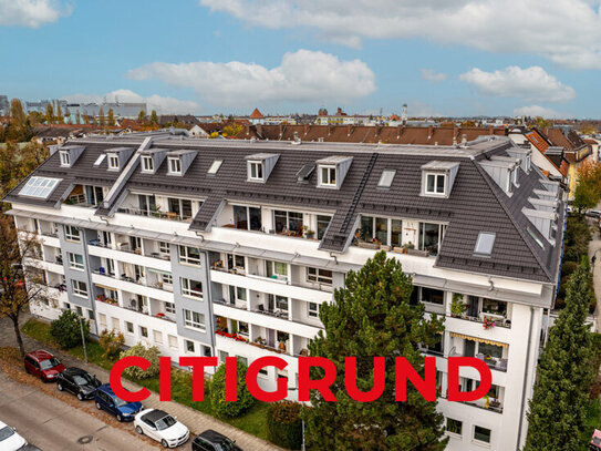 Nahe Luitpoldpark - Außergewöhnliche 4,5-Zi. Maisonette mit sonniger Süd-Dachterrasse