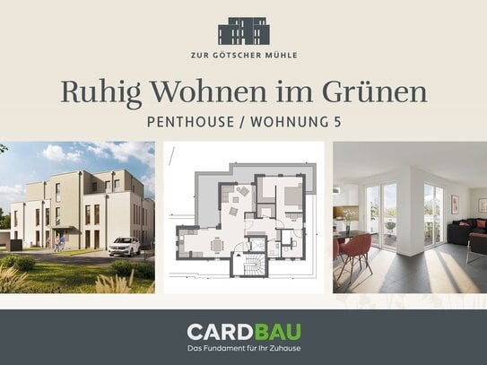 Moderne Penthouse-Wohnung in naturnaher Wohnlage von Langenfeld-Richrath