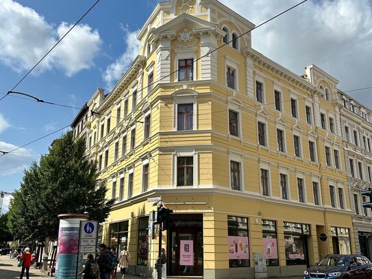 Große 3-4 Zimmer Wohnung mit Dachbalken im Herzen der Fußgängerzone von Görlitz