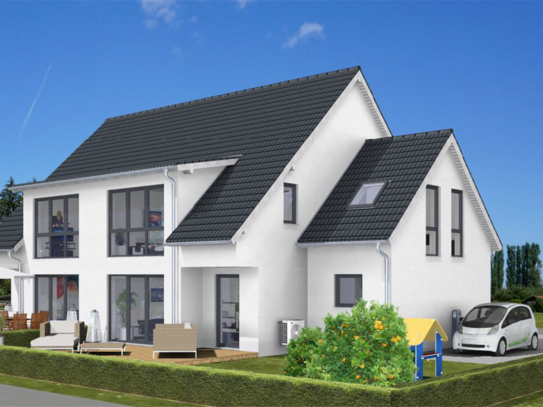 KfW 40 Energieeffiziente familienfreundliche, provisionsfreie Doppelhaushälfte - Neubau