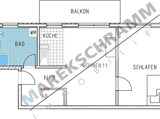 2-Raumwohnung in neugebauter Appartmentanlage direkt an der Uni in der Prof.-Philippow-Straße 1b