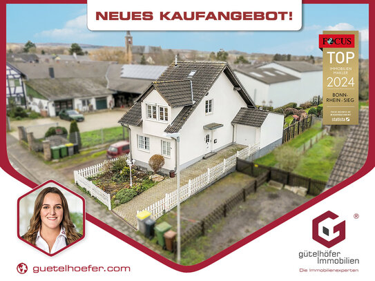 Ideal für Paare! Bezugsfreies Einfamilienhaus mit Garten, Garage und viel Potenzial in Ersdorf