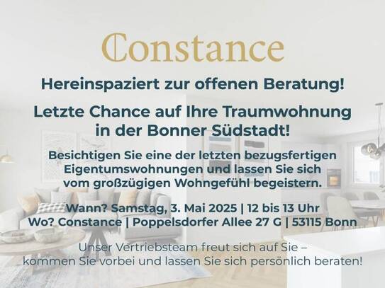 CONSTANCE: Familienfreundliche 5-Zimmer-Wohnung mit großzügigem Wohnküchenbereich