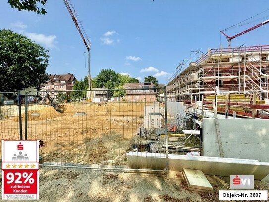 schlüsselfertiger Neubau - barrierearme Etagenwohnung mit Sonnenbalkon und Tiefgaragenstellplatz