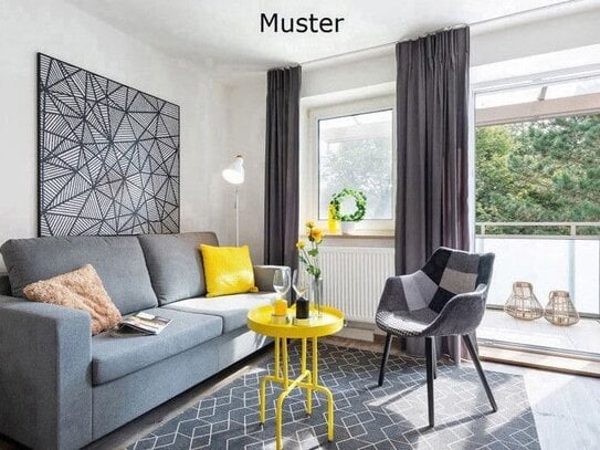 Top modernisierte 1,5-Zimmer Wohnung mit Terrasse und kleinem Gartenstück - Ideal für Rentner/innen!