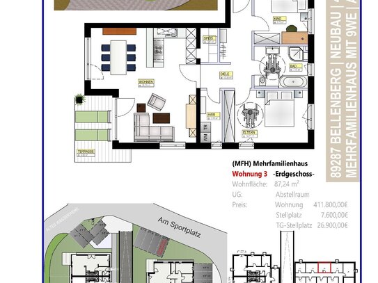 Wohnung W3 Mehrfamilienhaus - V E R K A U F T