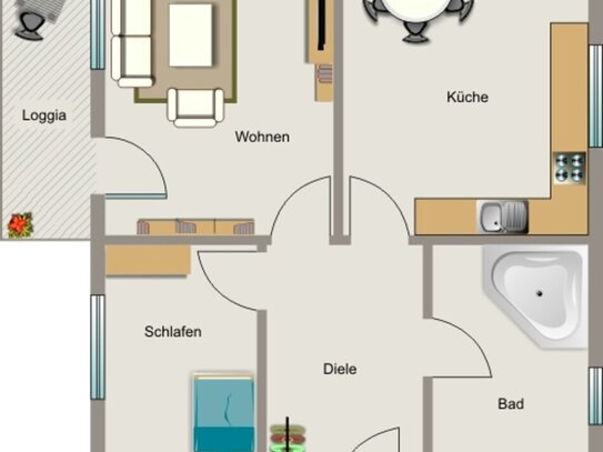 Kleine 2-Zimmer-Wohnung in Dortmund Derne für Sie!