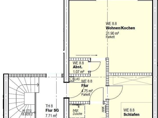 Wieder Verfügbar! 2-Zimmer Dachgeschoss Wohnung, barrierefrei mit Aufzug und Tiefgarage in Jena-Ost - Baubeginn erfolgt!