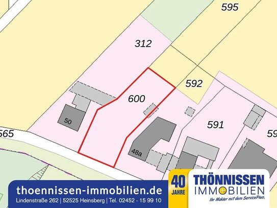 Baugrundstück inkl. Baugenehmigung in Heinsberg-Karken