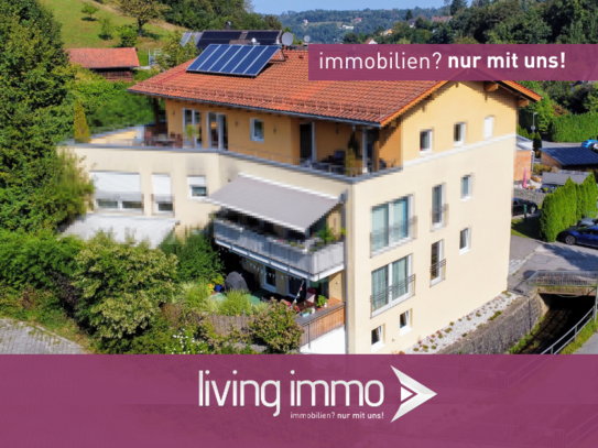 Energieeffizienz A! Gut geschnittene, zentrale 4-Zimmer Wohnung in begehrter Passauer Lage + Carport