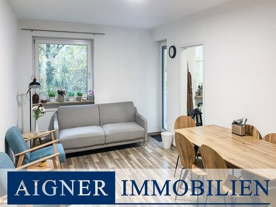 AIGNER - Gut geschnittene 2-Zimmer Wohnung mit Terrasse und großem Garten in Hadern!