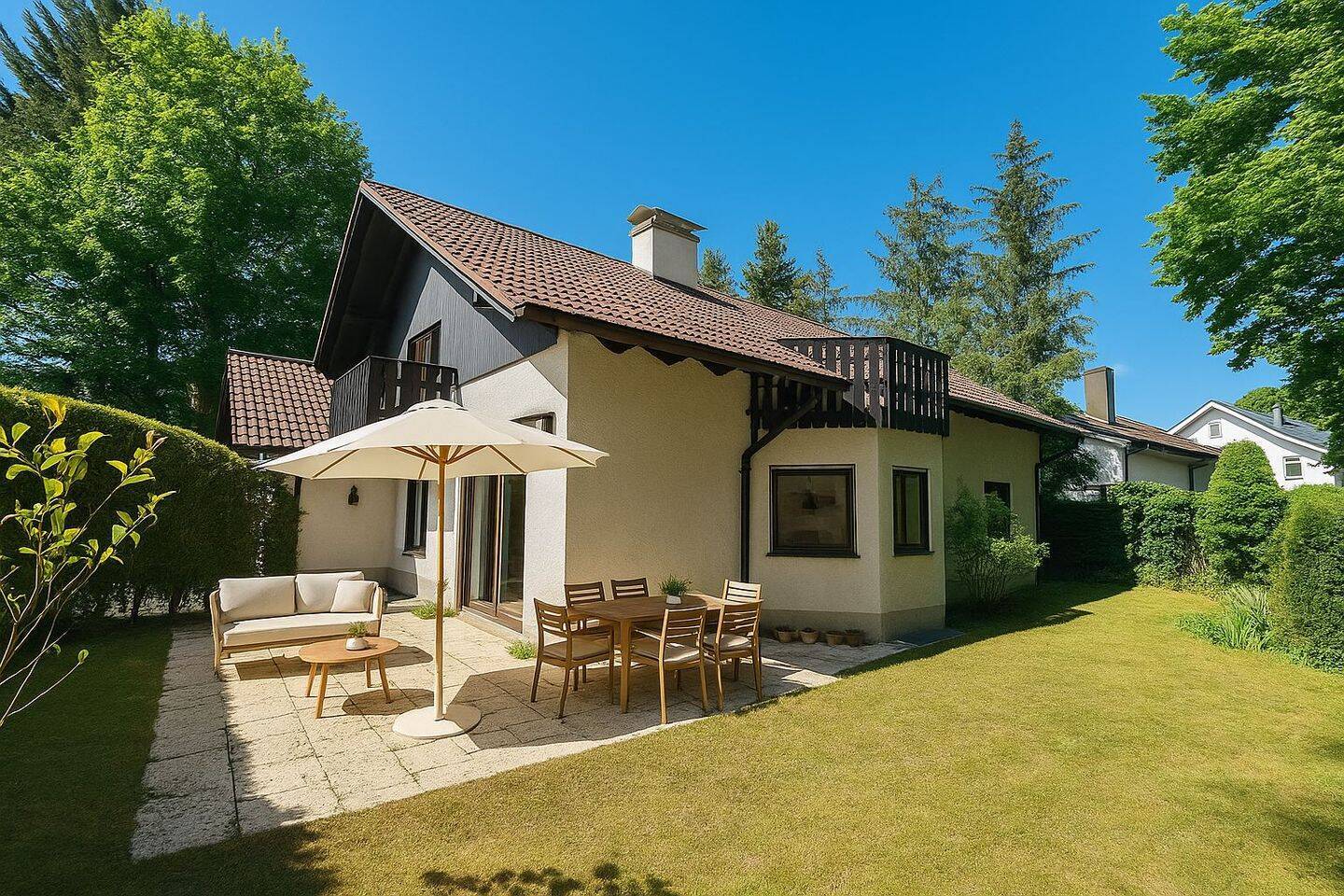 Münchner Süden - Großzügiges Einfamilienhaus in idyllischer Lage