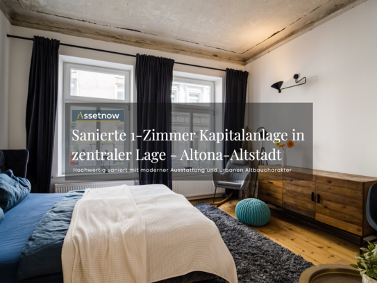 Ideale Kapitalanlage zur Kurzzeitvermietung - sanierte 1-Zimmer Altbauwohnung