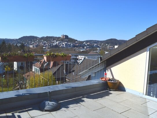 Penthouse Wohnung in City-Lage mit Schloss Blick