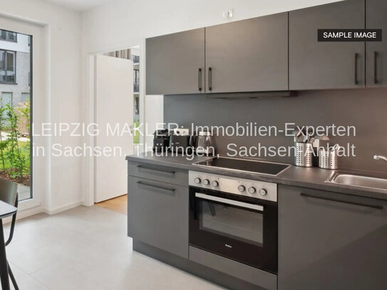 Modernes Apartment mit allem inklusive (Bett, Küche, Internet, Strom Wasser) im Zentrum von Leipzig