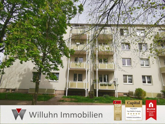 3-Raum-Wohnung mit Balkon in der Hochparterre