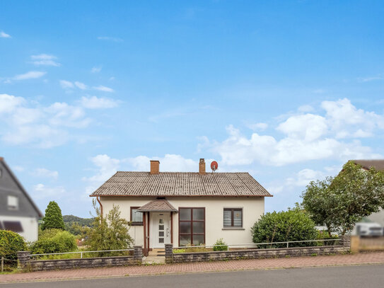 Schönes Einfamilienhaus mit tollem Ausblick