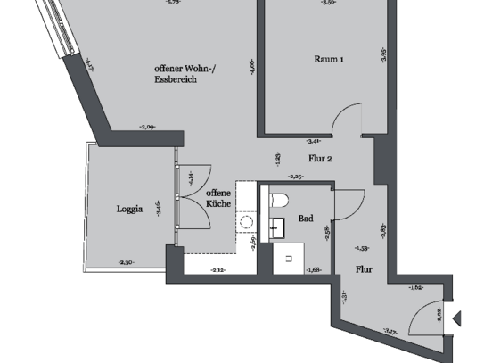 Kronsrode B10: 2 Zimmer, verschiedene Grundrisse (ohne WBS)