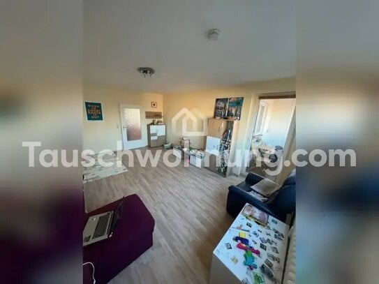 [TAUSCHWOHNUNG] Tausche helle 3-Zimmer-Wohnung mit Balkon (82 m²) gegen 1-Zi