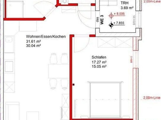 Traumhafte Dachwohnung mit Blick ins Grüne (Erstbezug)