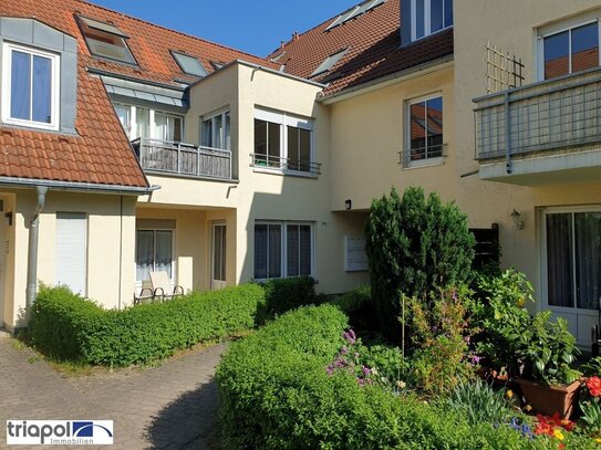 Ruhig gelegene 1-Zimmer-Wohnung mit Balkon in Weißig.