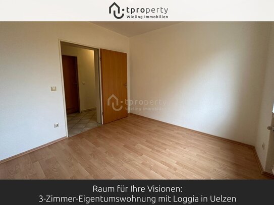 Raum für Ihre Visionen: 3-Zimmer-Eigentumswohnung mit Loggia in Uelzen