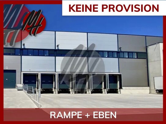 KEINE PROVISION - RAMPE + EBEN - Lager (2.000 m²) & Büro (100 m²)