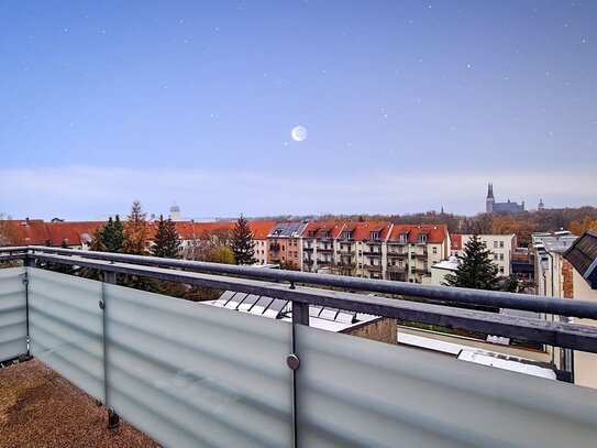 Dachgeschosswohnung mit Panoramablick über Köthen