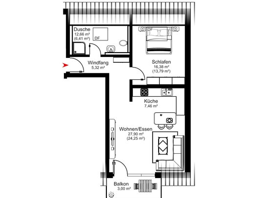 F&D | Scheffelstraße - Wohnung 9 - Haus 1