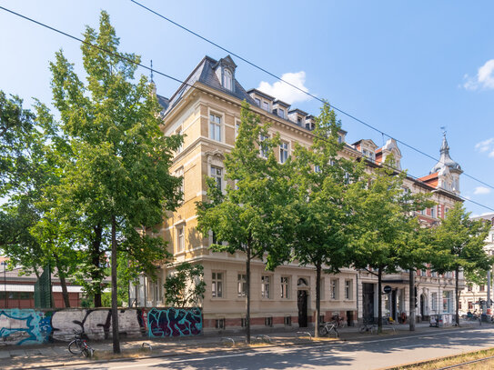 WOHNKOMFORT PUR IM SZENESTADTTEIL SÜDVORSTADT// 3 Zimmer, Balkon & Wannenbad