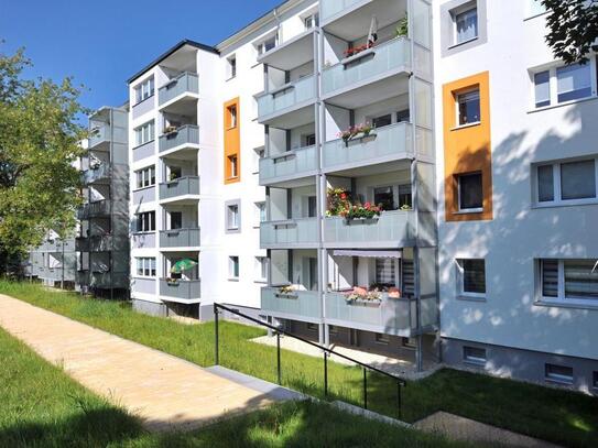 2-Raum-Erdgeschosswohnung mit Balkon