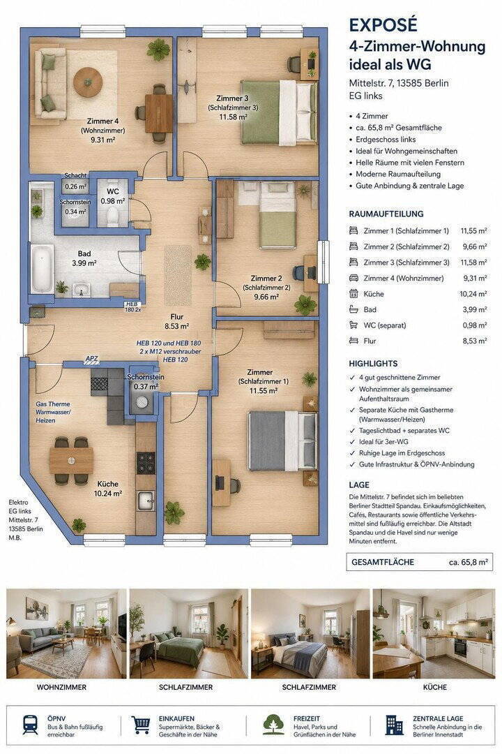 Mitarbeiterwohnung - Foto 1