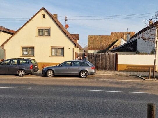 Abriss-Grundstück für Neu- oder Modulbau in Huttenheim