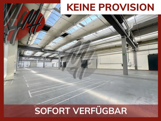 KEINE PROVISION - SCHNELL VERFÜGBAR - Lager-/Produktion (6.100 m²) & Büro (1.000 m²) zu vermieten