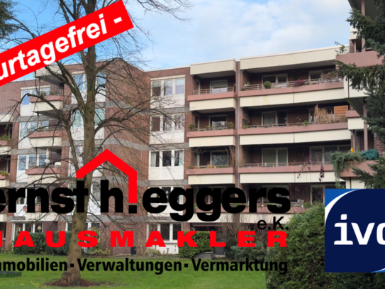 Courtagefrei: 3-Zi.-Whg. mit 2 Balkonen, 2 Bädern & TG-Stellplatz in HH-Hummelsbüttel