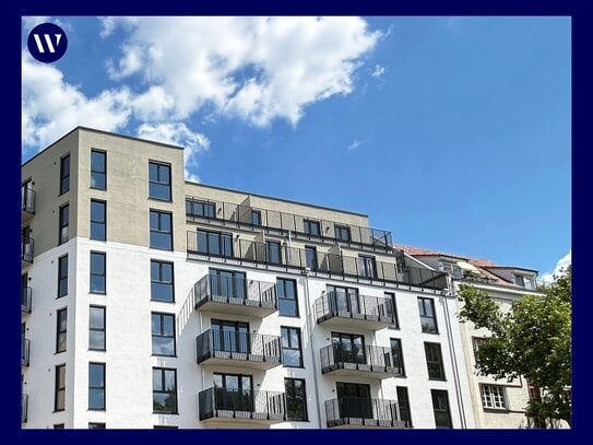 Für Jung + Alt im Neubau! 2 Zimmer + Balkon, Bad mit Walk-In-Dusche, Einbauküche, Parkett, Aufzug