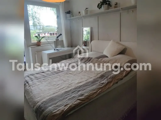 [TAUSCHWOHNUNG] 2 Zimmer mit Balkon & Garten, gegen 3 Zimmer mit Garten