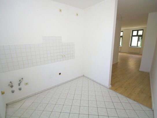 Ideale 2 Zimmer-Altbauwohnung mit Denkmalschutz in Leipzig-Ost mit grünem Weitblick