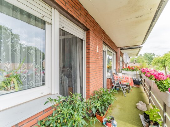 Gremmendorf - Attraktive 3-Zimmer-Wohnung mit großem Balkon und Garage