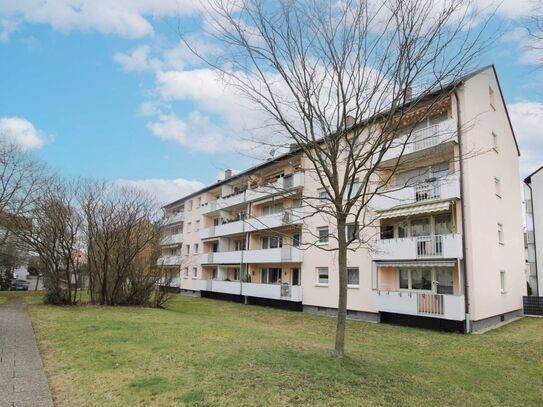 Vermieten oder auf langer Sicht selbst bewohnen: 3-Zimmer-Wohnung mit Balkon in Schwabach