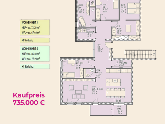 an Großzügigkeit kaum zu überbieten! Einmalige und exklusive 155qm Wohnung als Neubau!