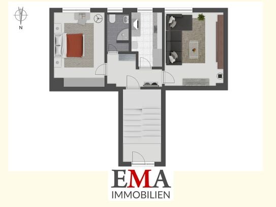 Erdgeschosswohnung mit vielen Möglichkeiten in zentraler Lage